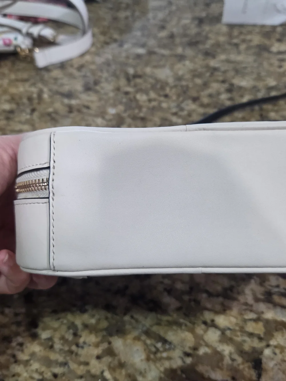 kate spade Black & White Daisy Print Crossbody Bag
